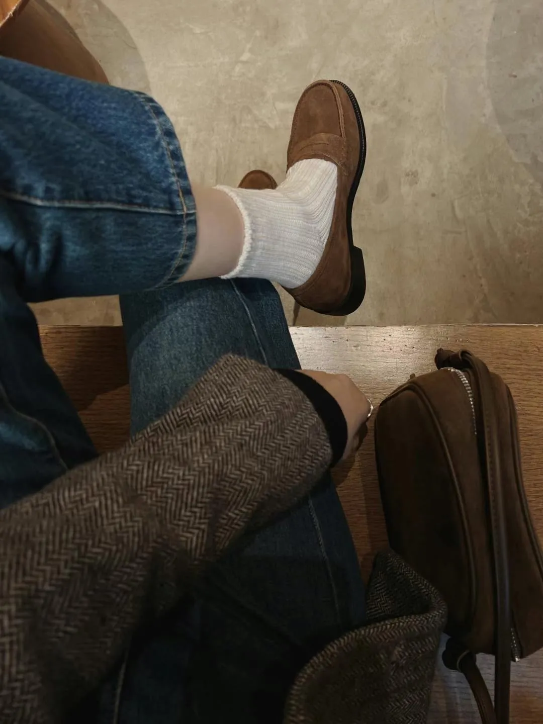 45 真皮（牛皮/羊皮）Penny Loafers