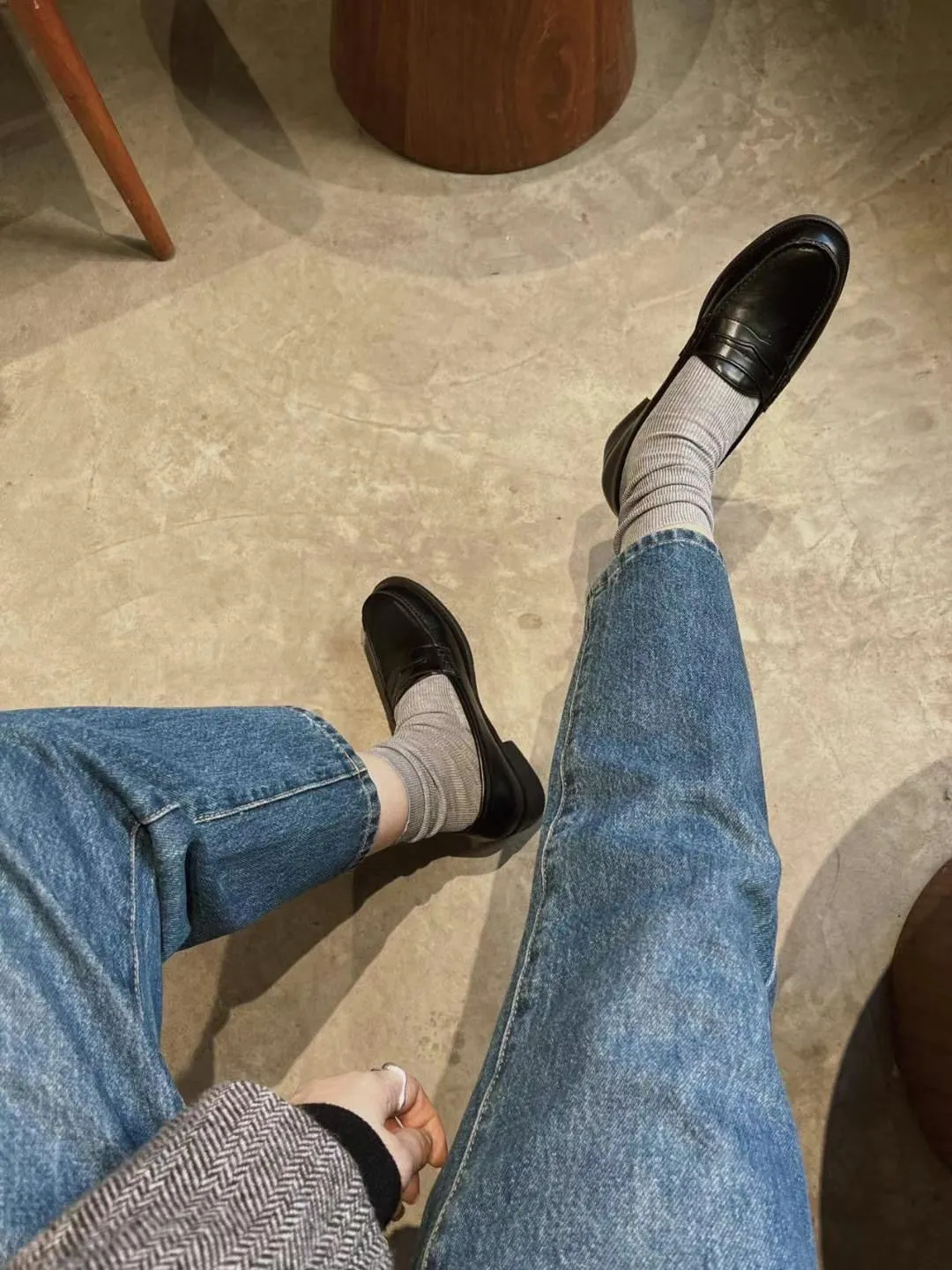 45 真皮（牛皮/羊皮）Penny Loafers