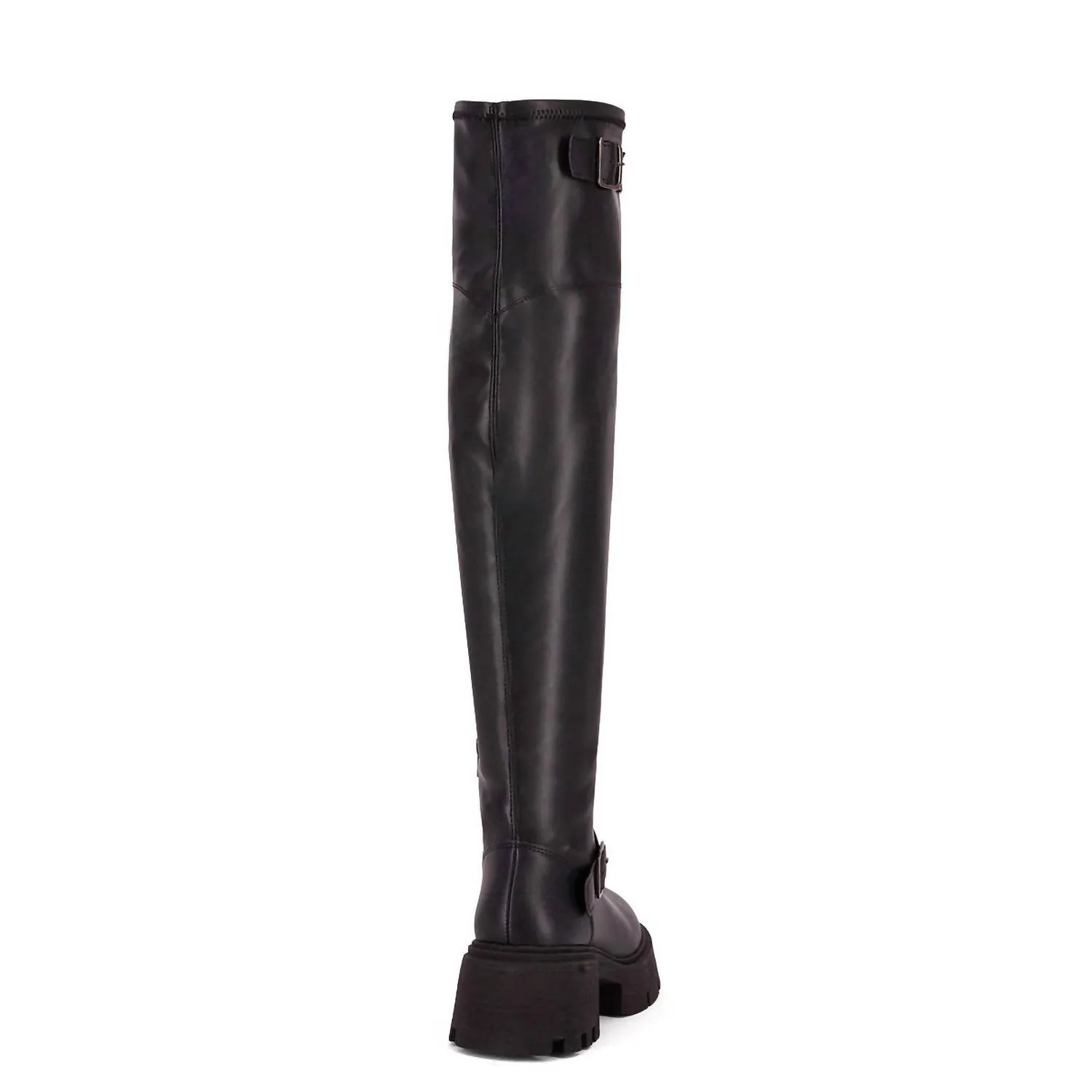 Andrea - Women's Knee High Combat Boots