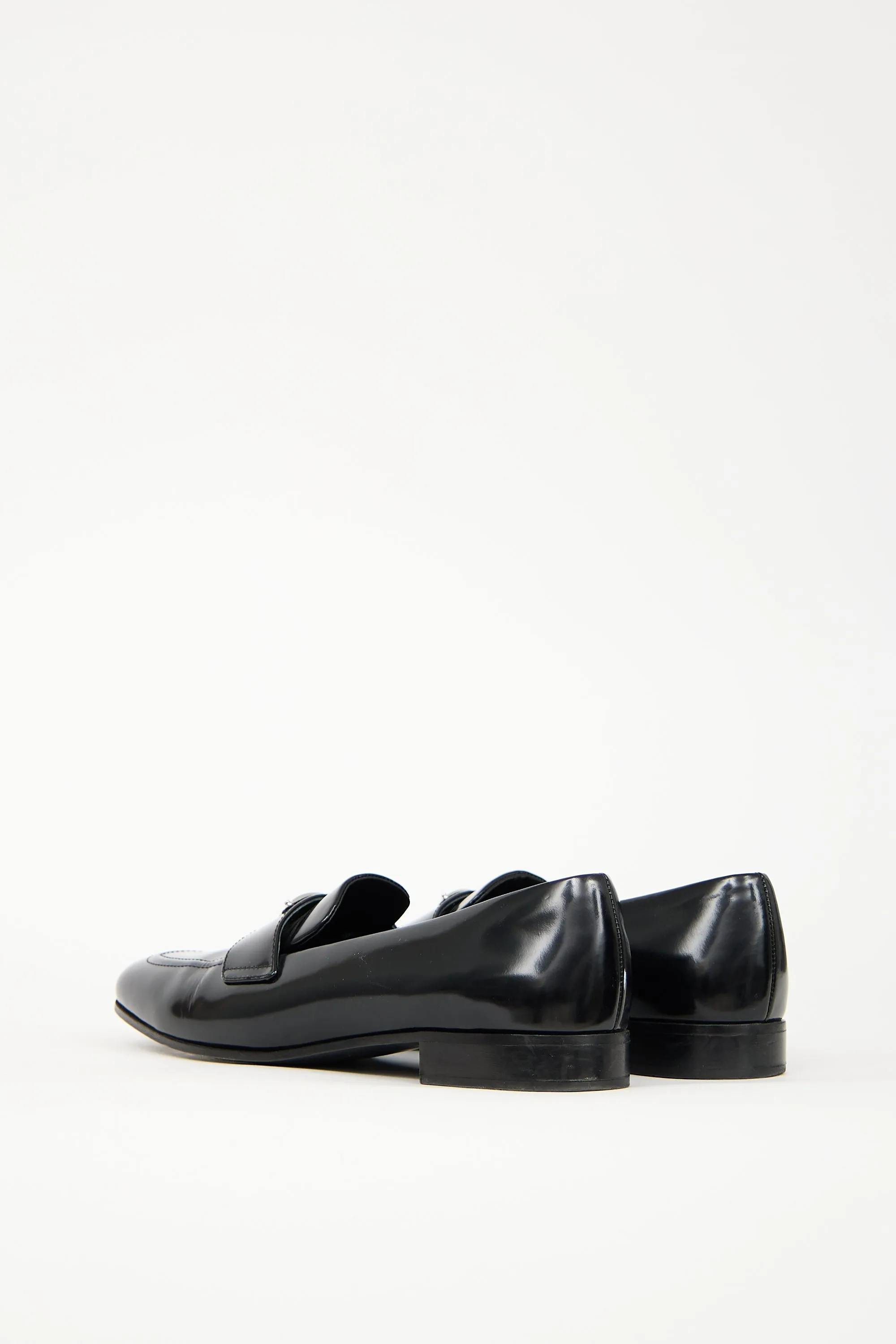 Black Patent Leather Penny Loafer