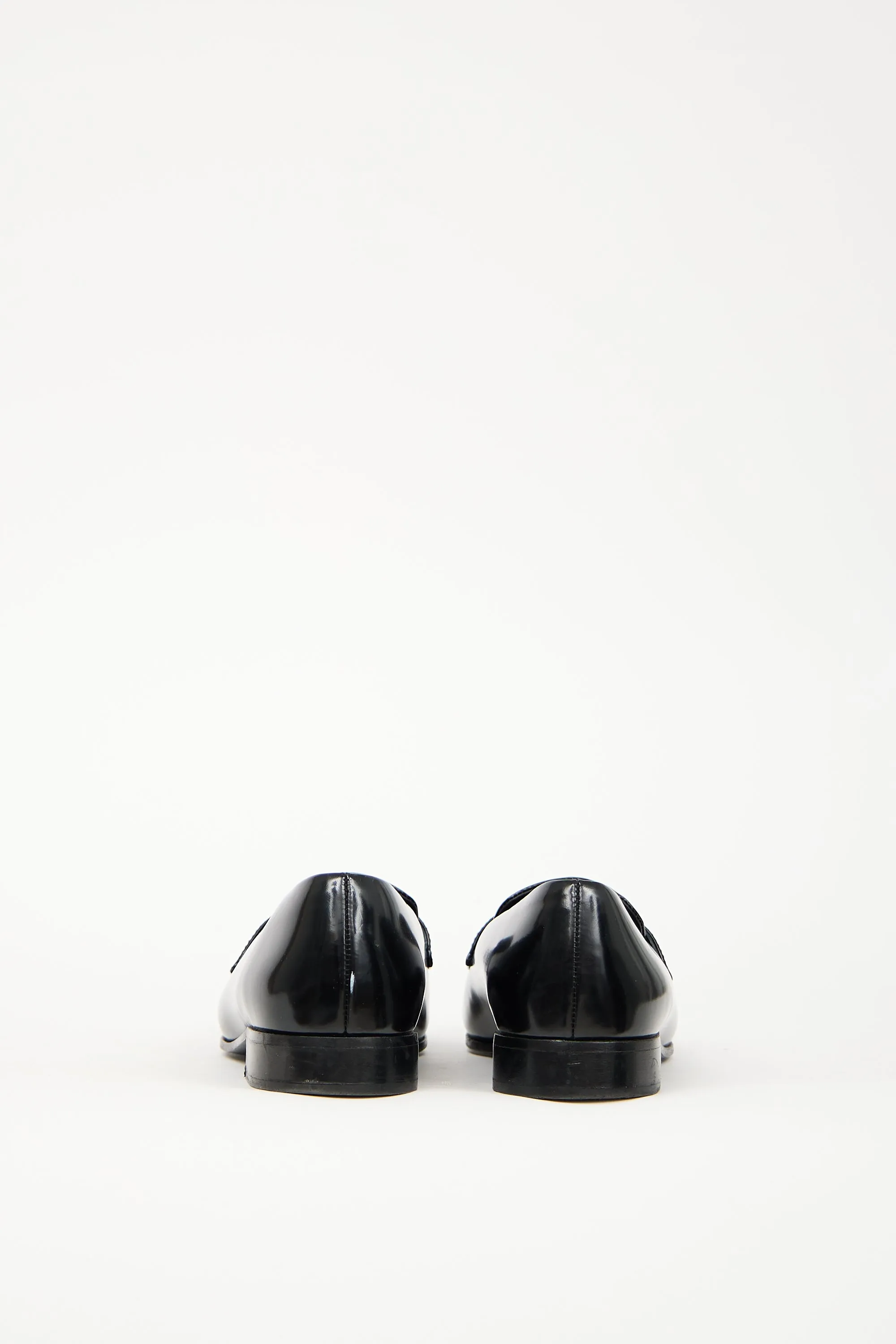 Black Patent Leather Penny Loafer
