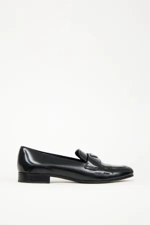 Black Patent Leather Penny Loafer