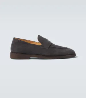 Brunello Cucinelli Suede penny loafers