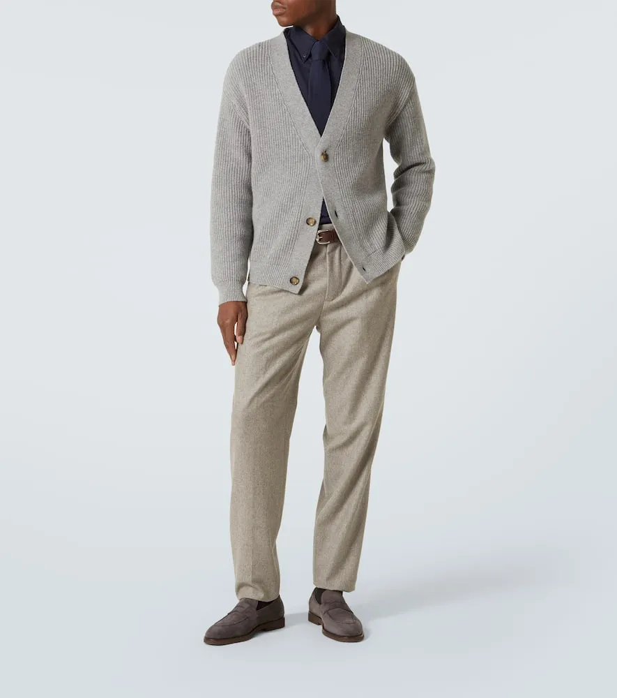 Brunello Cucinelli Suede penny loafers