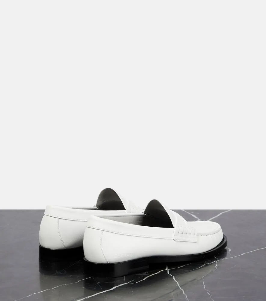 Burberry Leather penny loafers