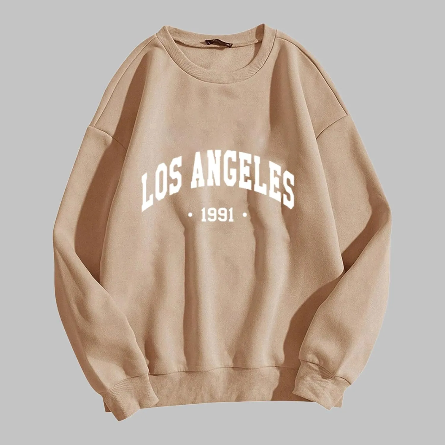 California Sweatshirts for Women Crewneck Letter Graphic Vacation Shirt Long Sleeve Sweatshirts