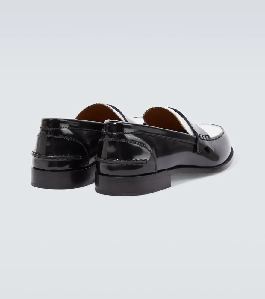 Christian Louboutin Leather penny loafers