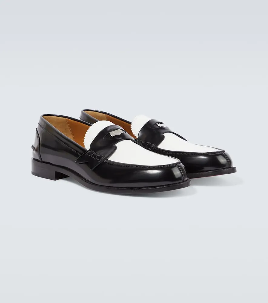 Christian Louboutin Leather penny loafers