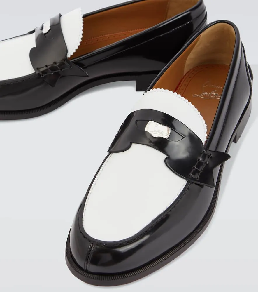 Christian Louboutin Leather penny loafers