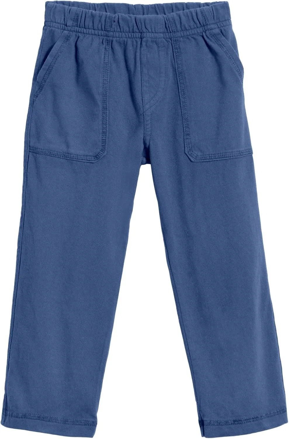 City Threads Big Boys' and Girls' Soft Jersey Tonal Stitch Pant Perfect for Sensitive Skin SPD Sensory Friendly Clothing - Smurf Blue 10