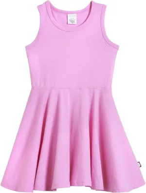 City Threads Big Girls' Cotton Party Twirly Tank Dress