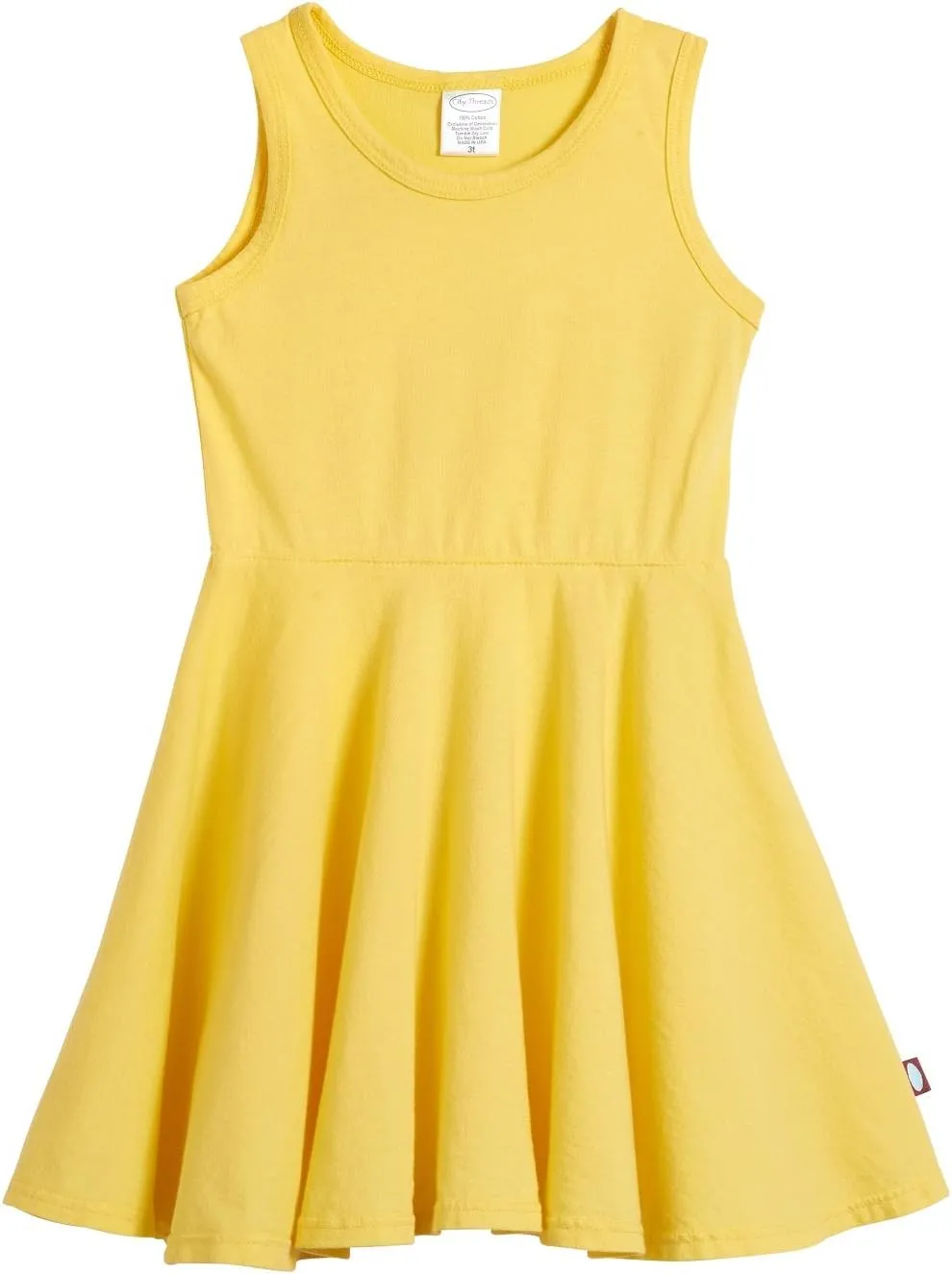 City Threads Big Girls' Cotton Party Twirly Tank Dress