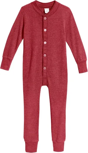 City Threads Boys' and Girls' Union Suit Thermal Underwear Long John Made in USA
