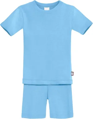 City Threads Certified Organic Thermal Short Sleeve and Short Snug Pajama Set
