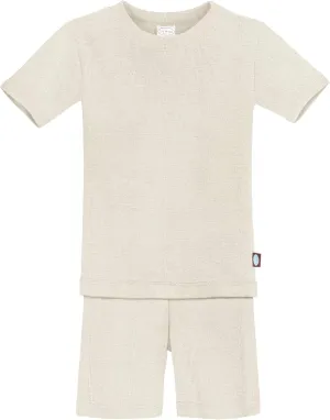 City Threads Certified Organic Thermal Short Sleeve and Short Snug Pajama Set
