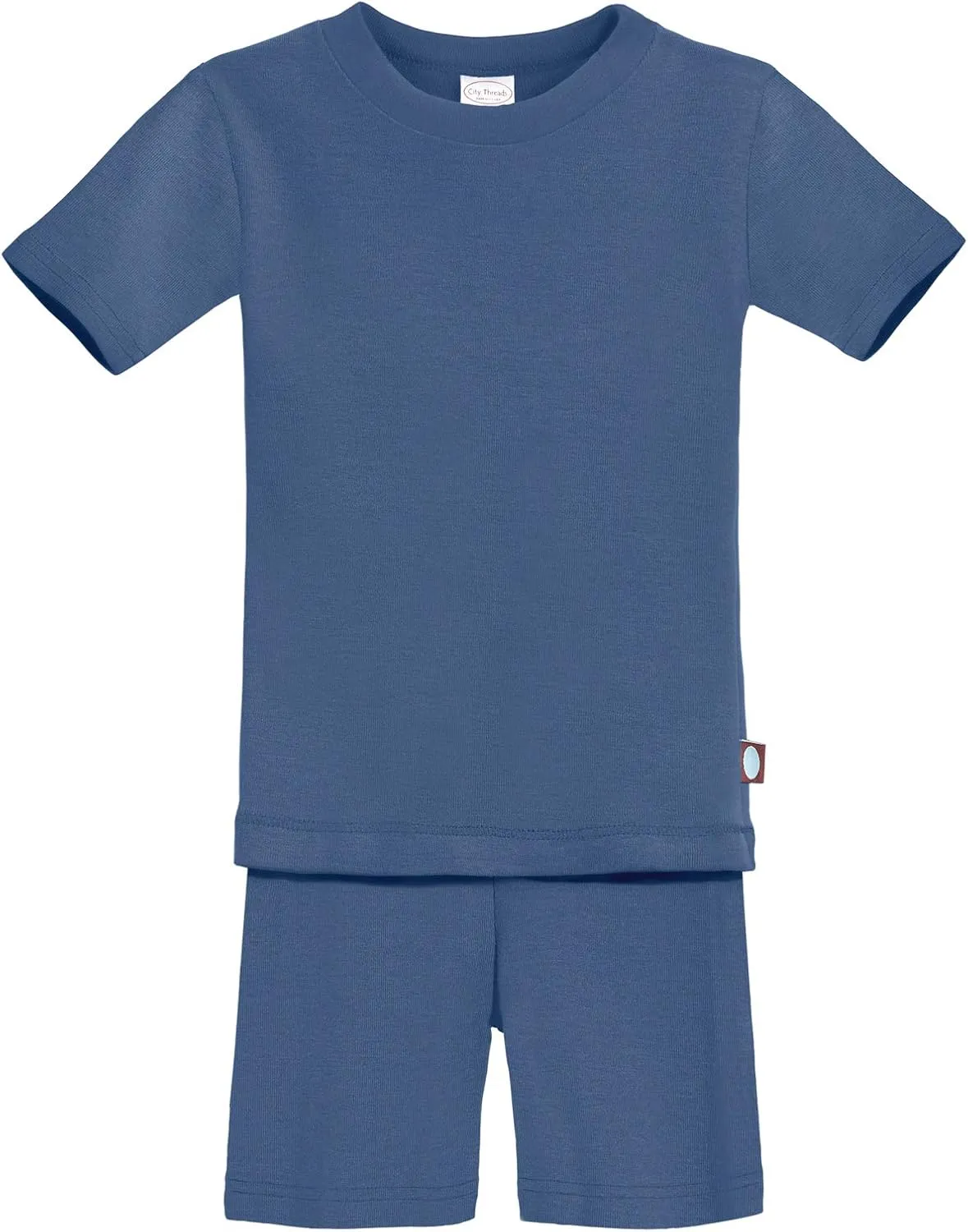 City Threads Certified Organic Thermal Short Sleeve and Short Snug Pajama Set