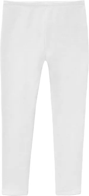 City Threads Girls' Fleece Lined Thermal Leggings Pants Thick Warm Cotton for Uniform for Sensitive Skin SPD Sensory Friendly