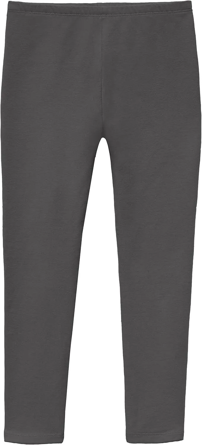 City Threads Girls' Fleece Lined Thermal Leggings Pants Thick Warm Cotton for Uniform for Sensitive Skin SPD Sensory Friendly