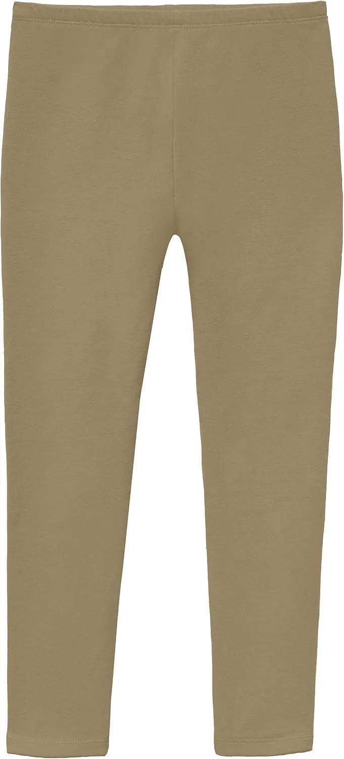 City Threads Girls' Fleece Lined Thermal Leggings Pants Thick Warm Cotton for Uniform for Sensitive Skin SPD Sensory Friendly