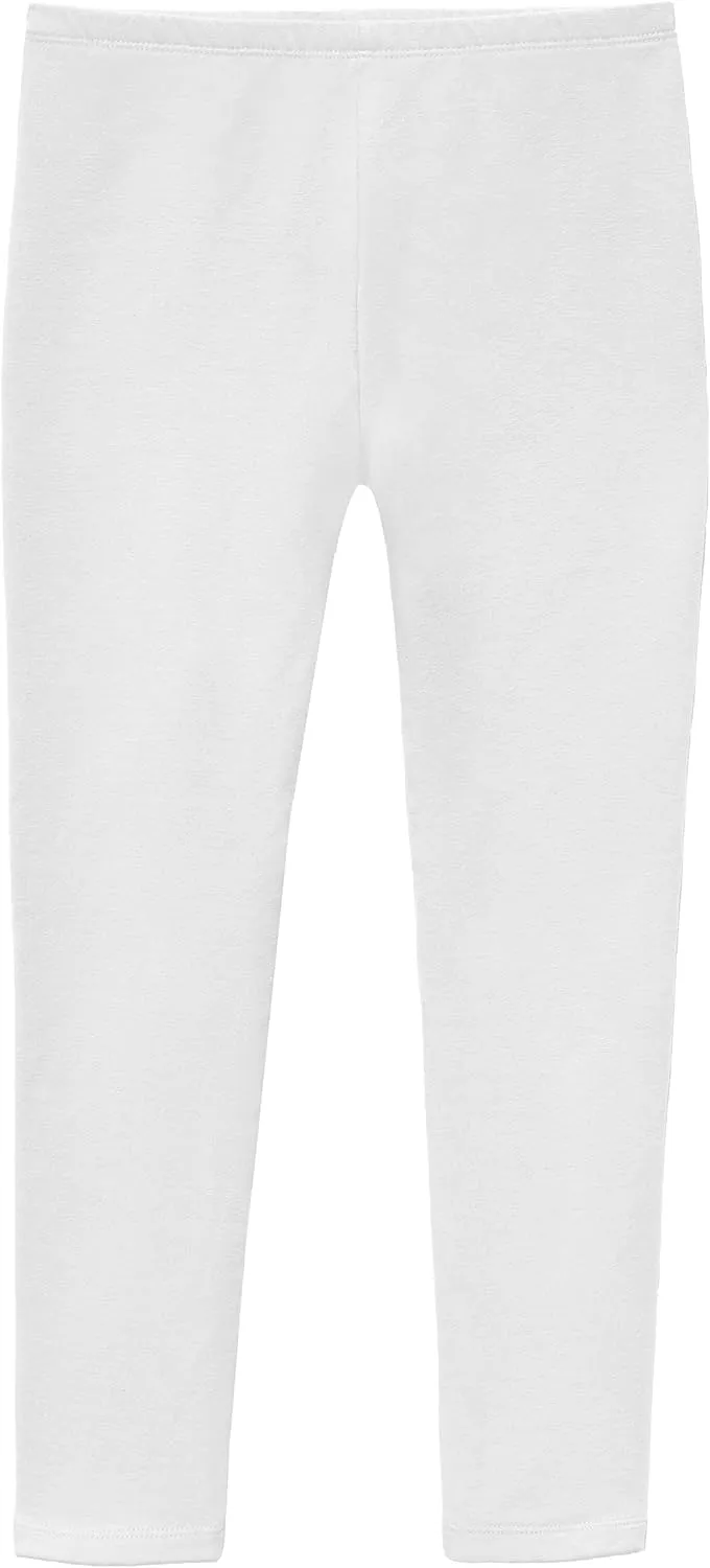 City Threads Girls' Fleece Lined Thermal Leggings Pants Thick Warm Cotton for Uniform for Sensitive Skin SPD Sensory Friendly