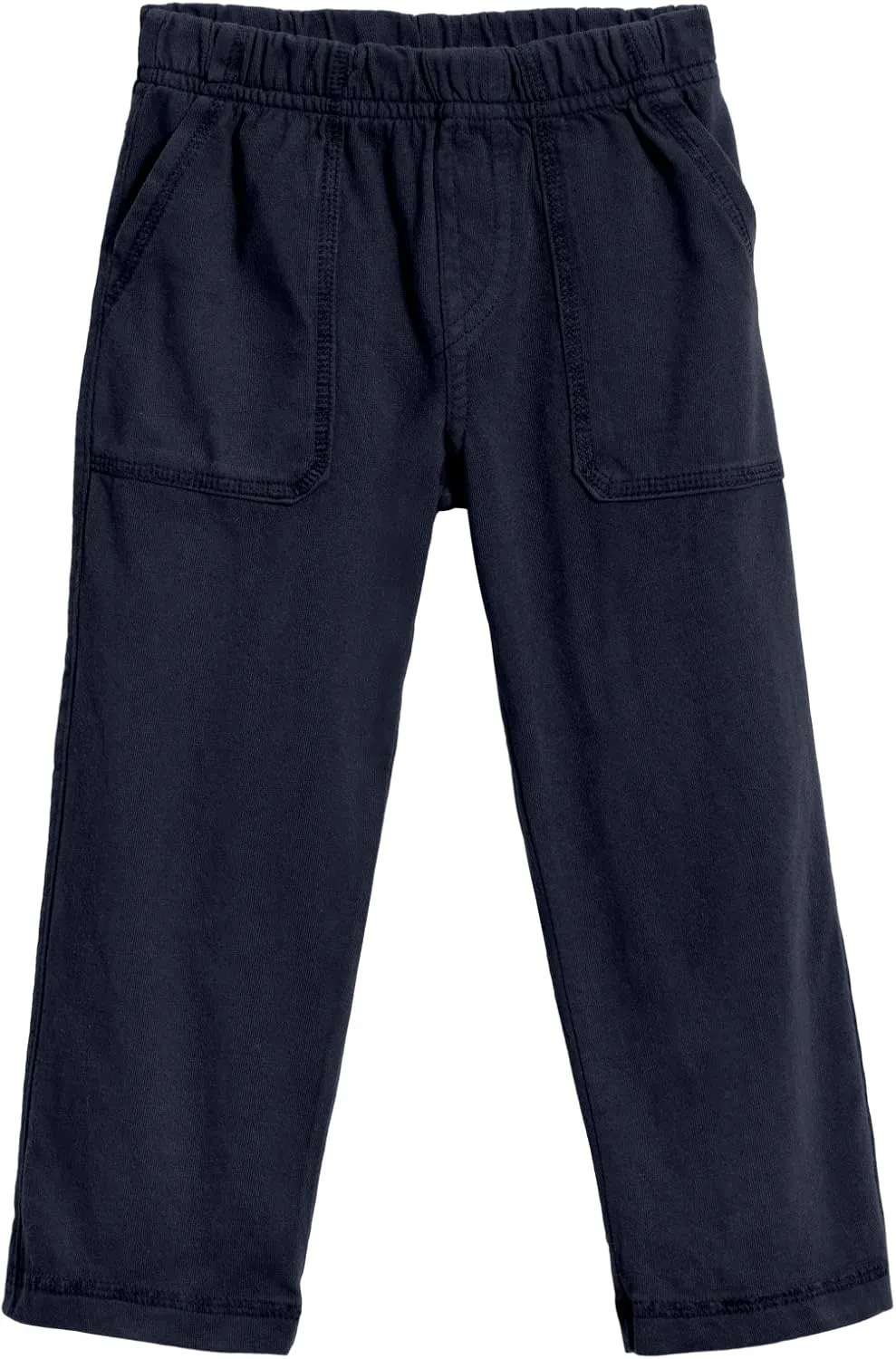 City Threads Little Boys' and Girls' Soft Jersey Tonal Stitch Pant Perfect for Sensitive Skin SPD Sensory Friendly Clothing - Dark Navy 5