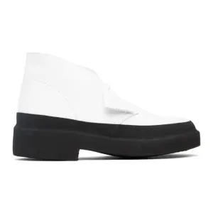 Clarks Originals White Galosh Desert Boots