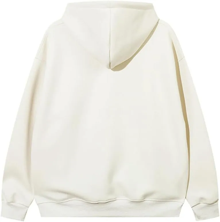COOLMONAR Men's Fashion Pullover Hoodie Sweatshirt Fleece Pullover Heart Hip Hop Streetwear Casual Sweatshirt Hooded