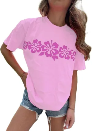 Cute Oversized Graphic T Shirts Teen Girls Women Y2k Preppy Short Sleeve Baggy Tees Vintage Summer Tops Streetwear
