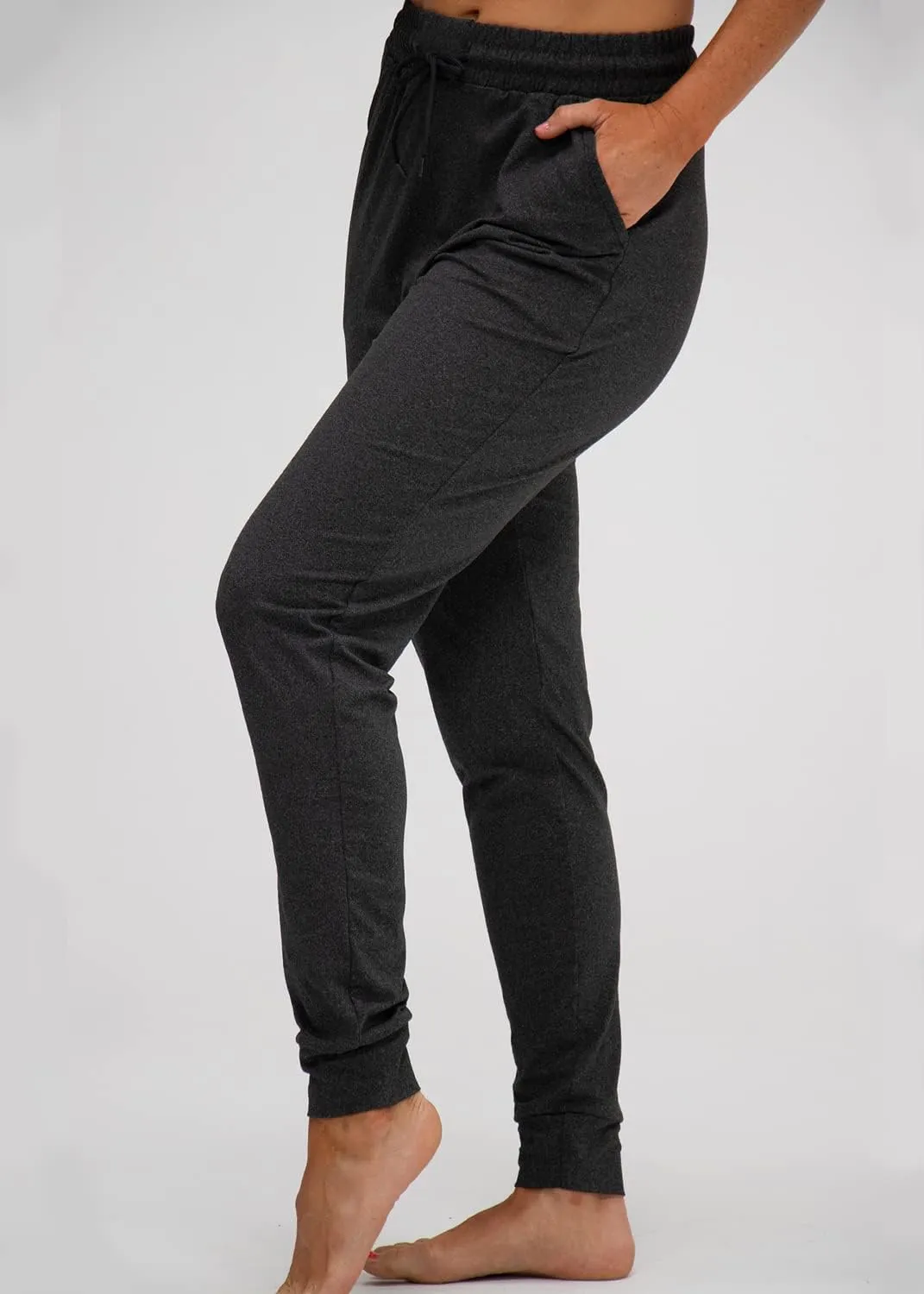 DEVOPS Women's Yoga Jogger Pants with Side Pocket Sweatpants