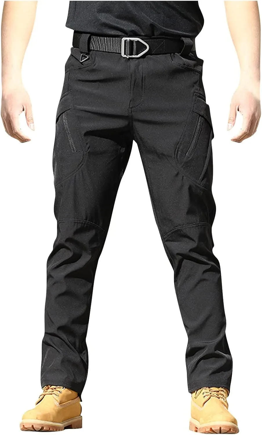 DIY Fit Cargo Pants for Men, Work Summer Lightweight Outdoor Travel Hiking Pants Men