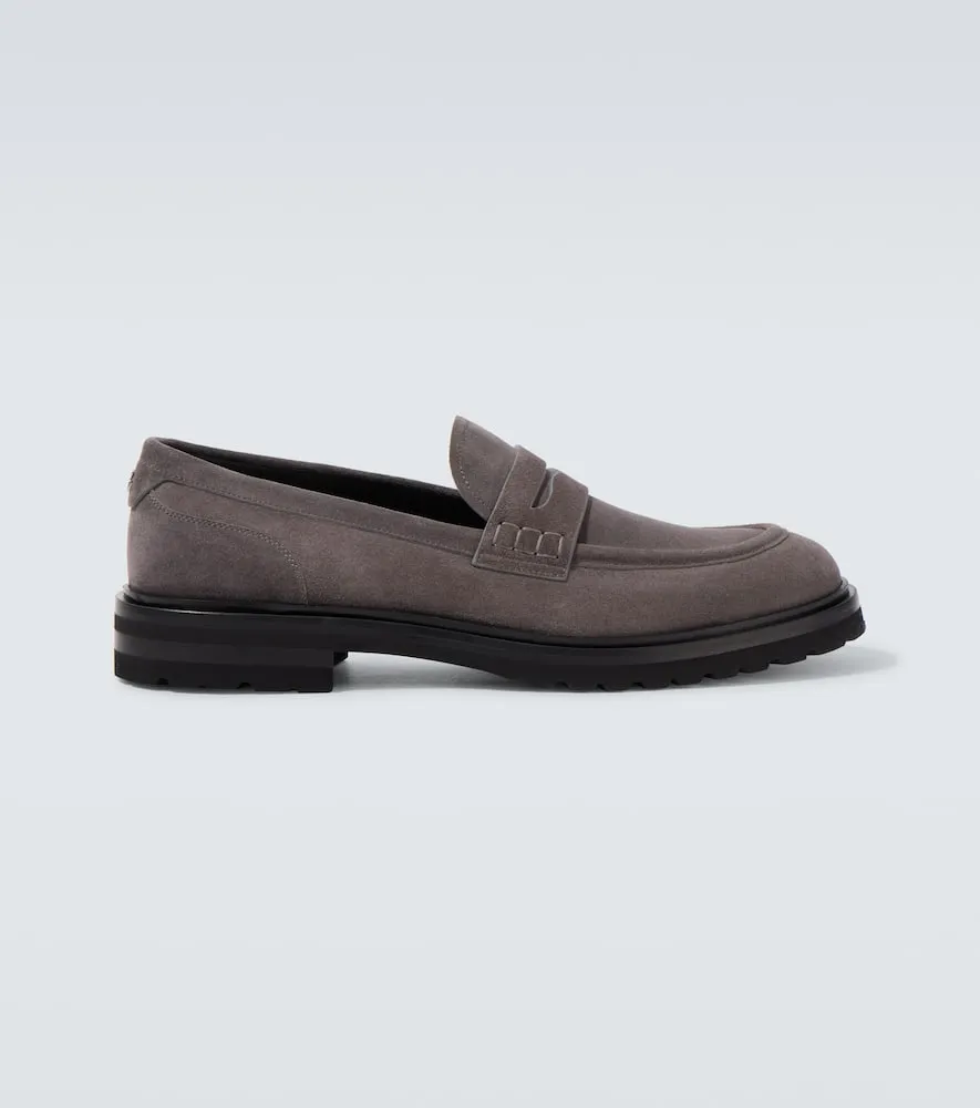Dolce&Gabbana Altavilla suede penny loafers