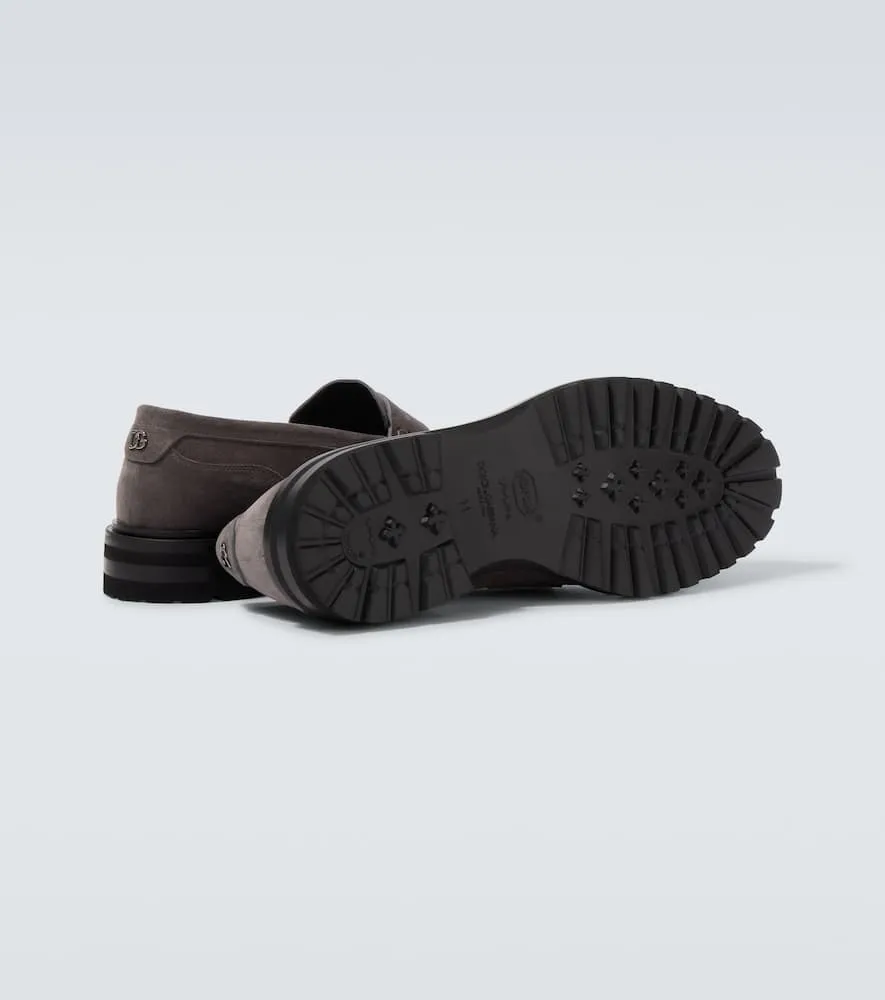 Dolce&Gabbana Altavilla suede penny loafers