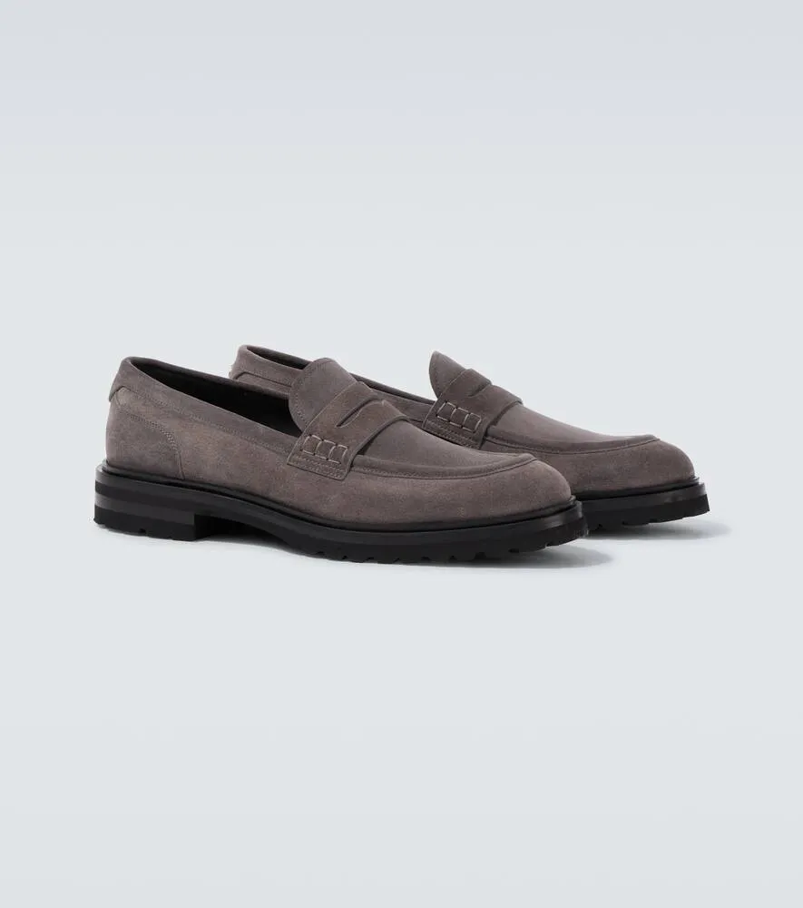 Dolce&Gabbana Altavilla suede penny loafers