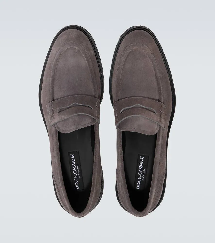 Dolce&Gabbana Altavilla suede penny loafers