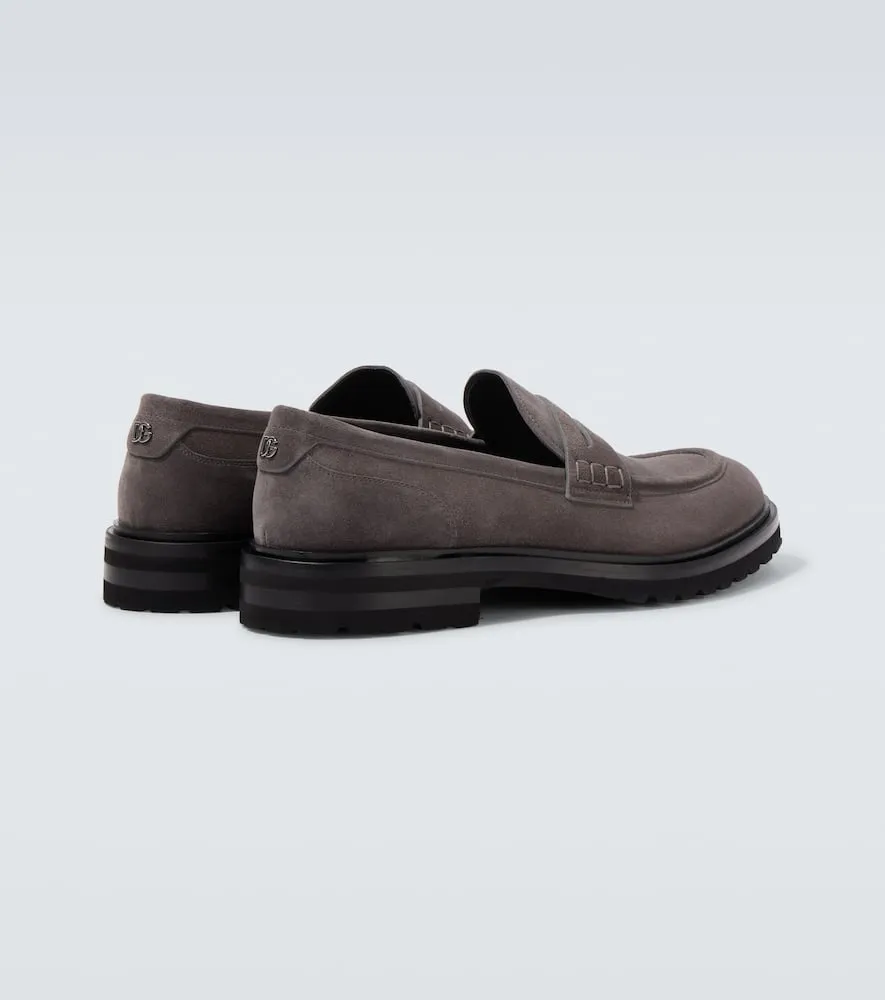 Dolce&Gabbana Altavilla suede penny loafers