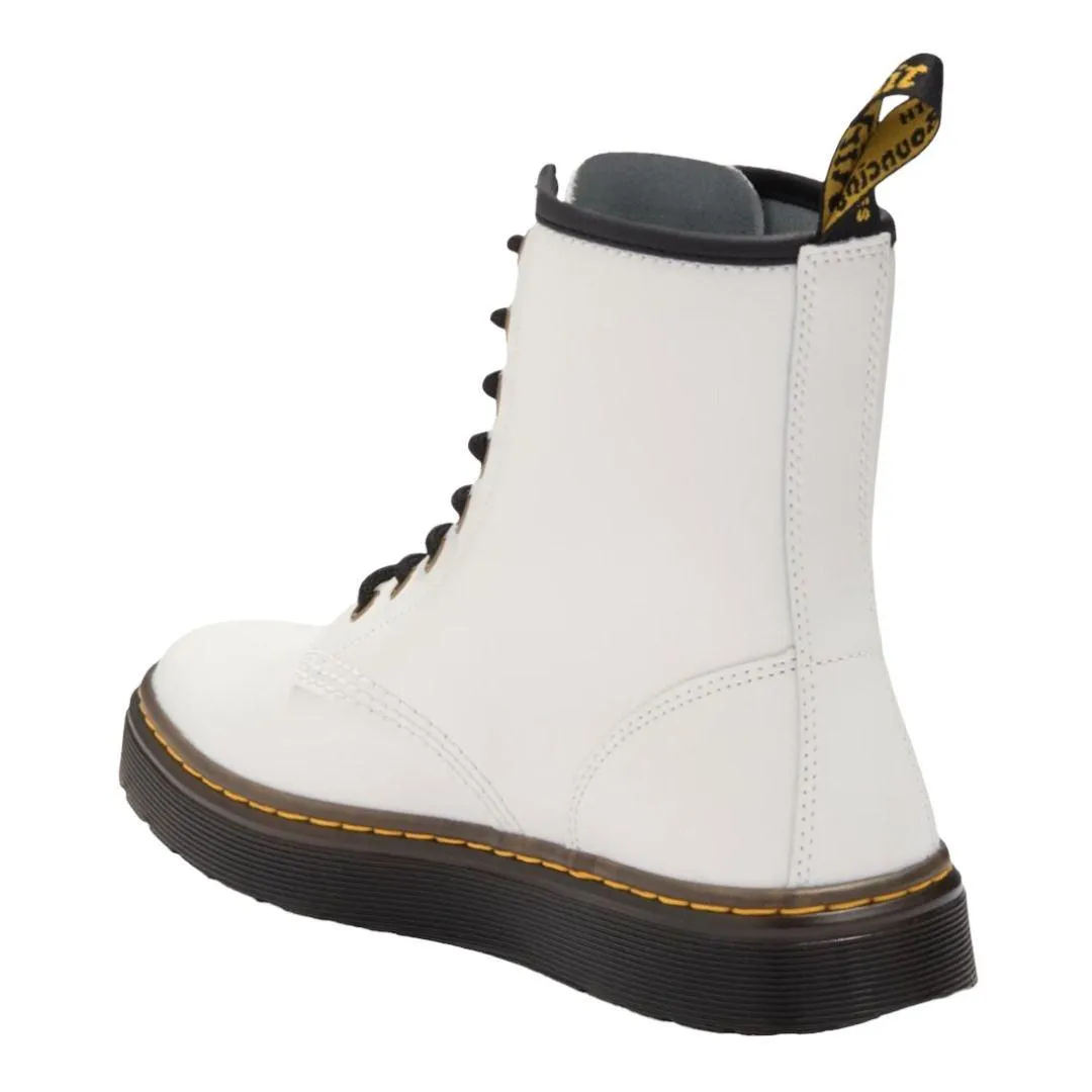 Dr Martens Zavala 8 Eyelet Combat Lace up Leather Boots Size 10