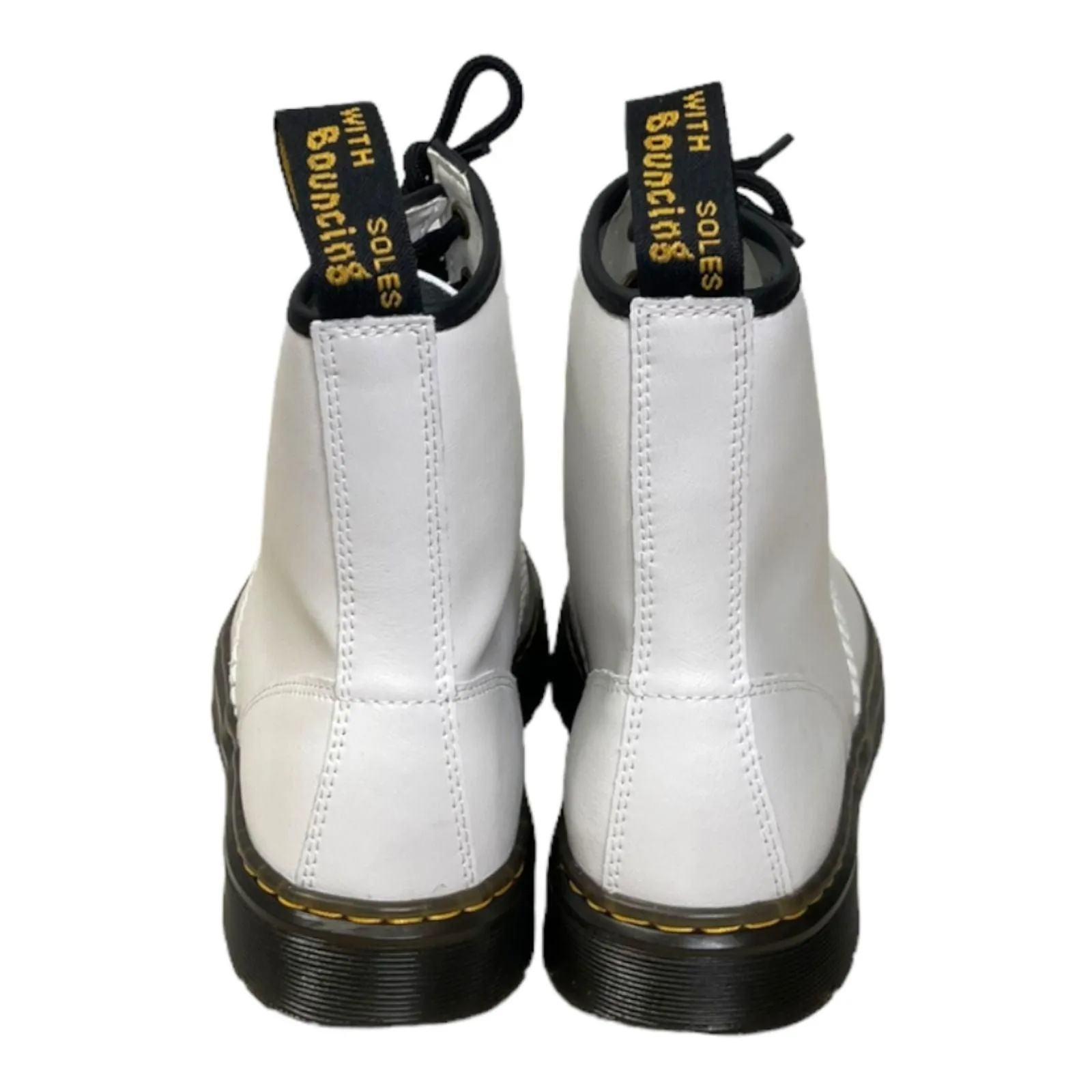 Dr Martens Zavala 8 Eyelet Combat Lace up Leather Boots Size 9
