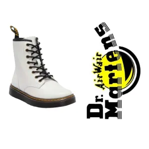 Dr Martens Zavala 8 Eyelet Combat Lace up Leather Boots Size 9