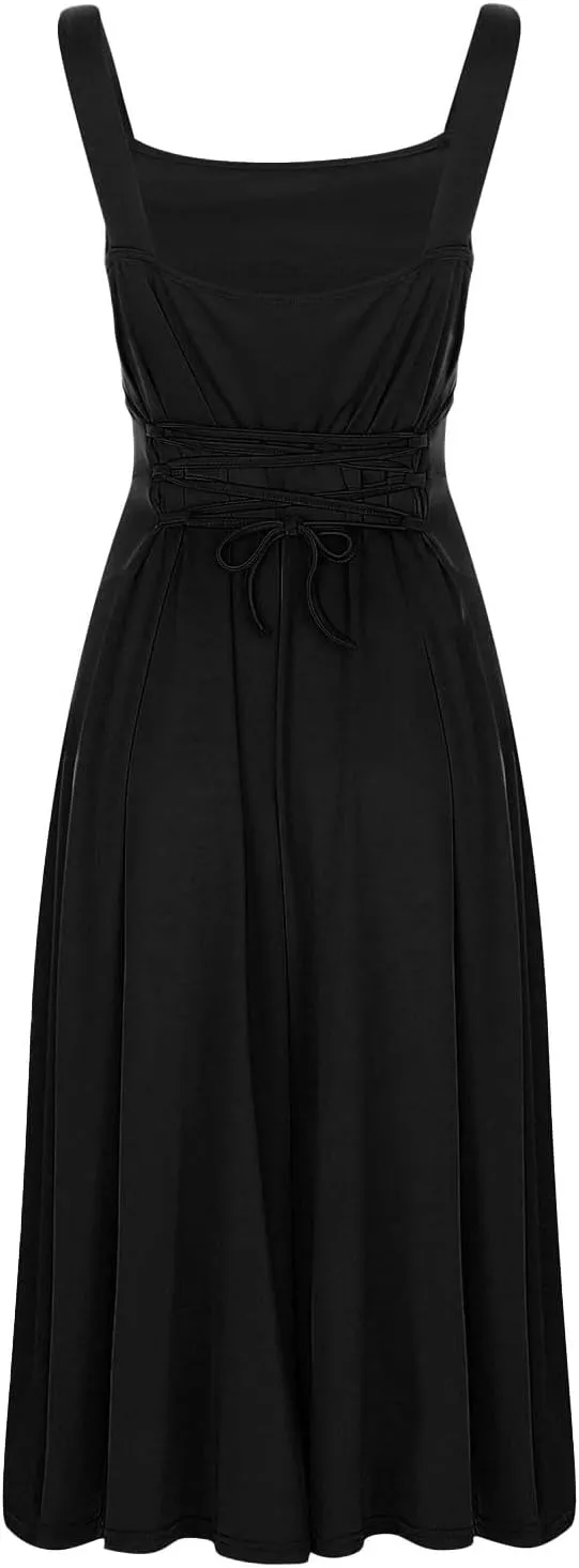 Eduavar Floral Dresses for Women 2024, Womens Summer Dresses Short Sleeve V Neck Chiffon Ruffle Dress Cute Flowy Maxi Dress