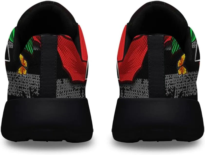 Faith Jesus Shoes, Christian Cross Lace Up Walking Sneakers, Running Shoes Mesh Breathable Sports Trainers