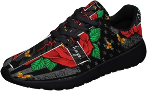 Faith Jesus Shoes, Christian Cross Lace Up Walking Sneakers, Running Shoes Mesh Breathable Sports Trainers