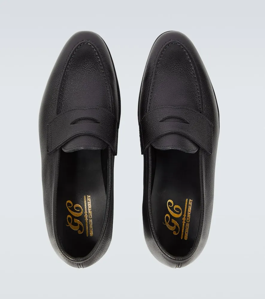 George Cleverley Bradley II leather penny loafers