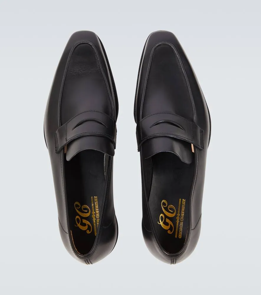 George Cleverley George leather penny loafers