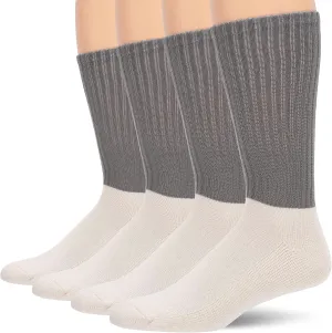 Jefferies Men's Military Acrylic Rib Combat Crew Boot Socks 4 Pack