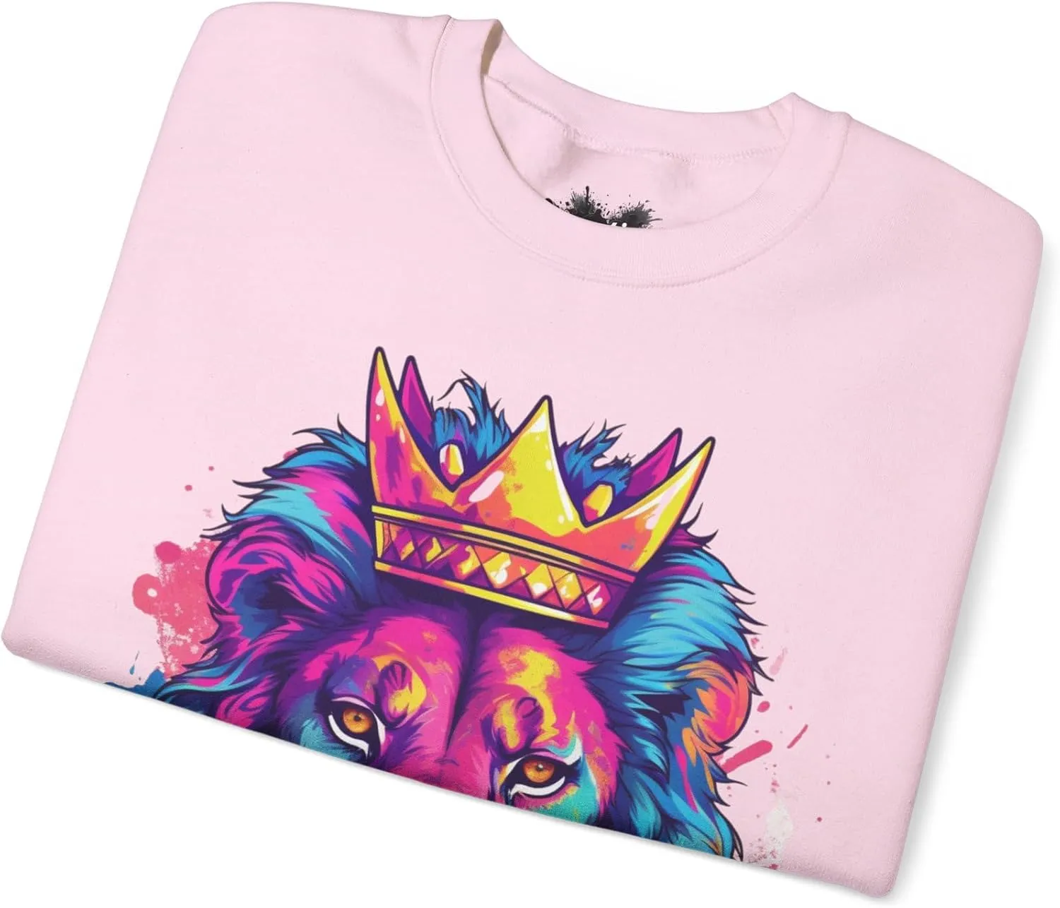 Lion Sweatshirt, Matching Shirt For Boyfriend, Gift For Him, Dad Birthday Outfit, Unisex Crewneck, Heavy Blend Sweatshirt