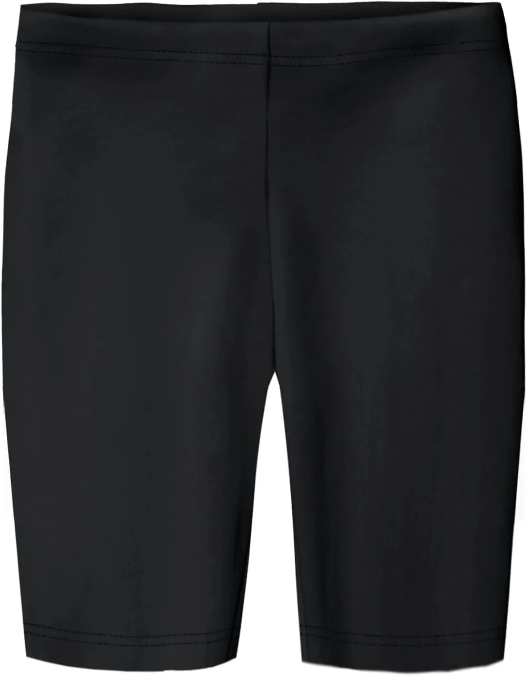 Made in USA Girls' Cotton Long Bike Shorts for School Play Sports