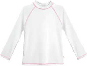Made in USA Girls' SPF50 Rash Guard Sun Swimming Tee Pool Beach Tshirt Top
