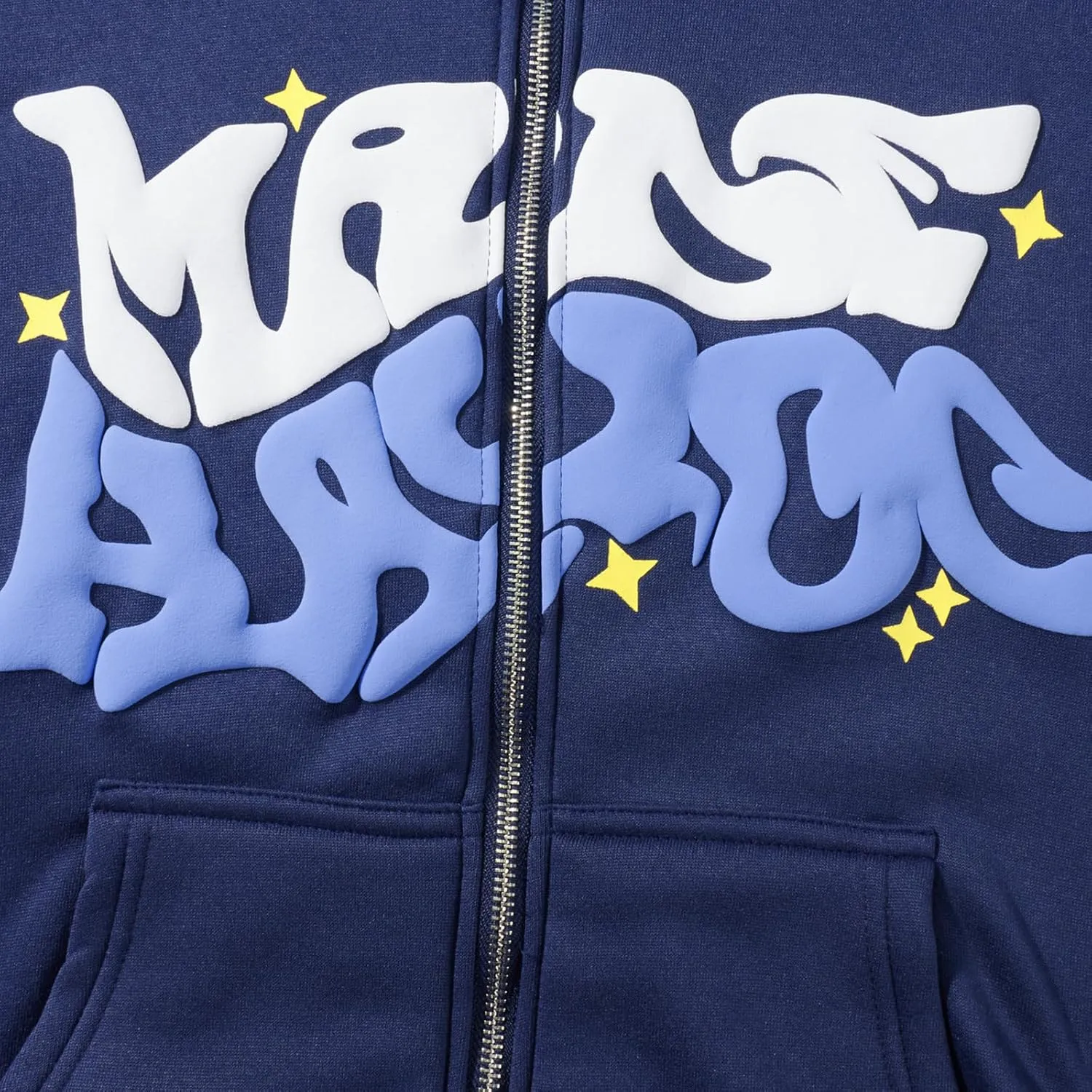 Meiweileya Womens Y2k Zip Up Graphic Star Letter Print Hoodie Sweater Oversized Aesthetic Harajuku Jacket