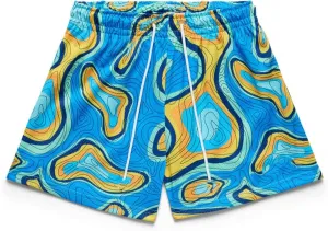 Men's Athletic Basketball Shorts Quick-Dry Breathable Mesh Graphic Print Gym Running Training with Pockets