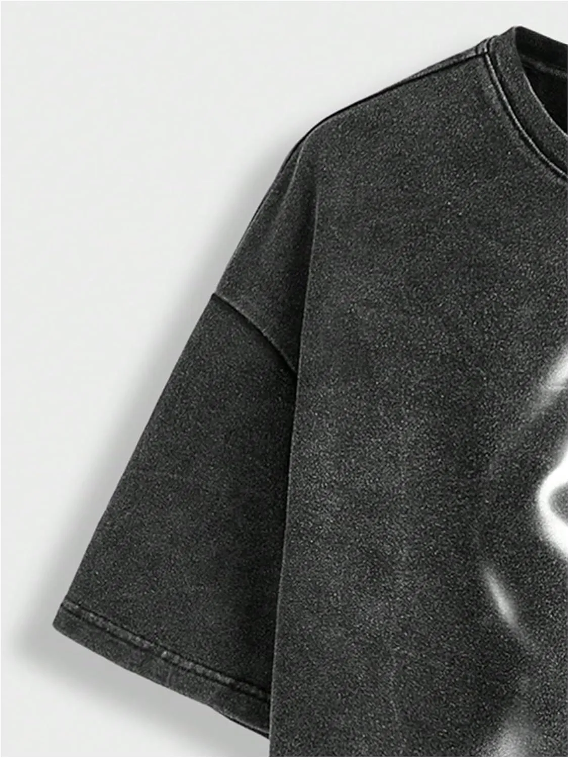 Men's Skull Graphic Tees Vintage Crew Neck Shirts Short Sleeve T Shirt Summer Tops Streetwear